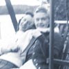 snapshot of Alice and Pris on swing