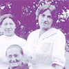 Rilla with her parents and friend Dora